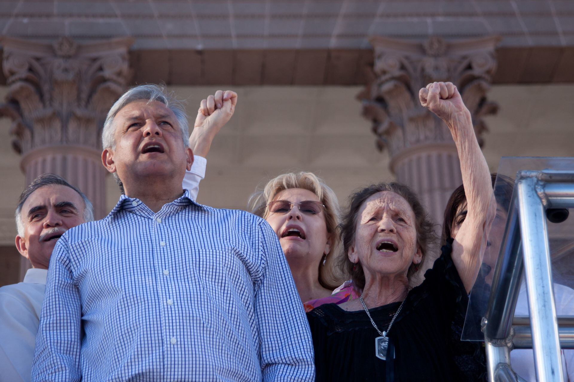 AMLO y Rosario Ibarra de Piedra