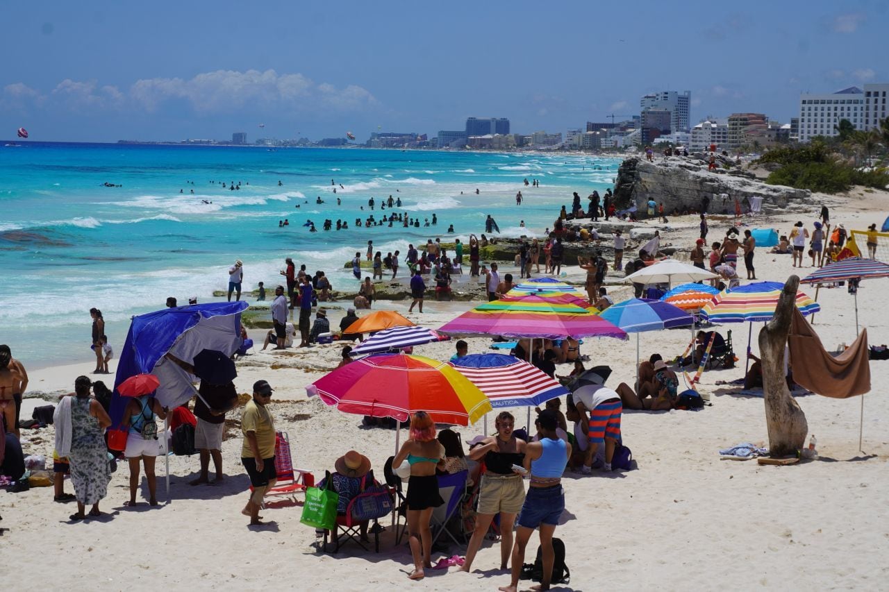 Playas de Cancún en Semana Santa 2022