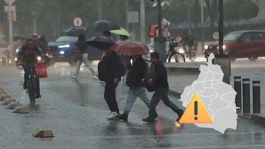 CDMX activa Alerta Amarilla en las 16 alcaldías por lluvias fuertes y posible granizo