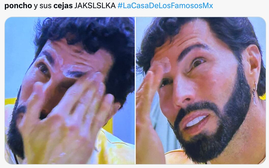 Poncho de Nigris y sus cejas desatan memes en redes sociales