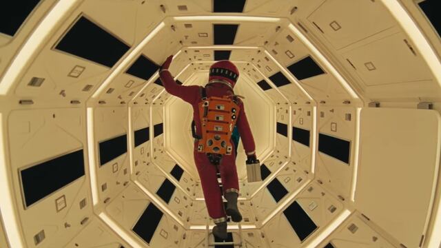 Escena de 2001: Odisea del Espacio