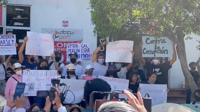 Manifestación por sobrinas de Nicolás Celis