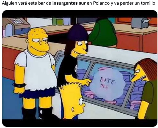 Memes sobre el antro tipo "Insurgentes Sur"