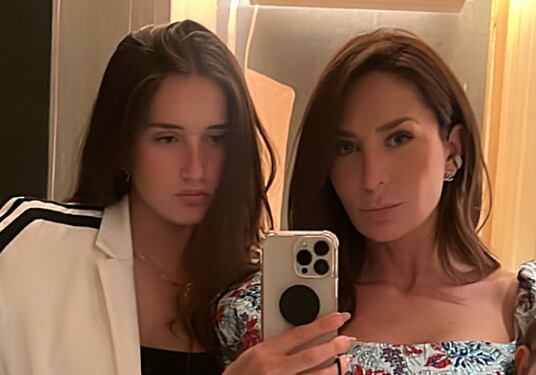 Geraldine Bazán y su hija Elissa Marie