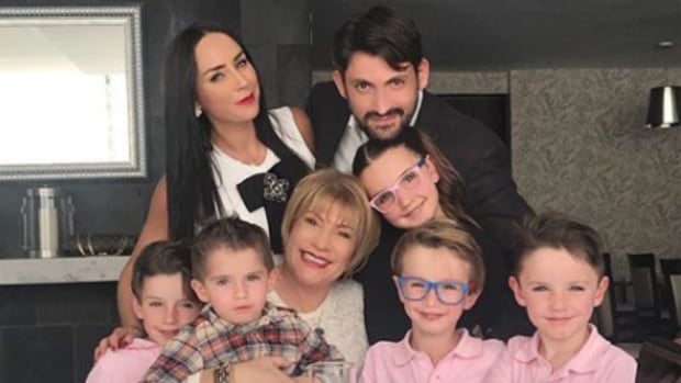 Inés Gómez Mont y familia