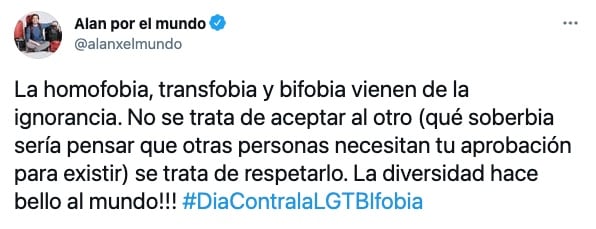 Mensaje Alan Estrada