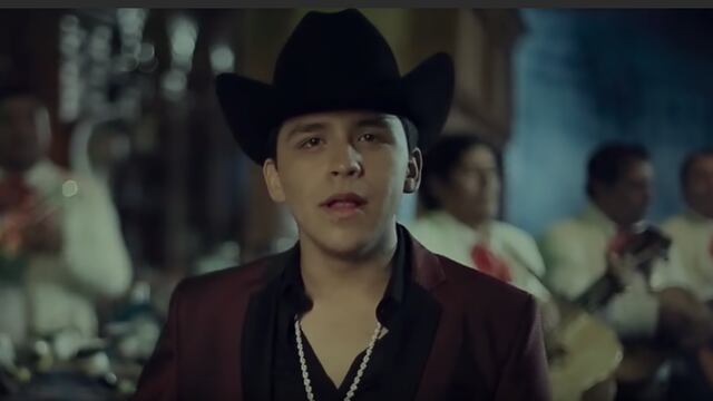 Christian Nodal en el videoclip “Adiós Amor"