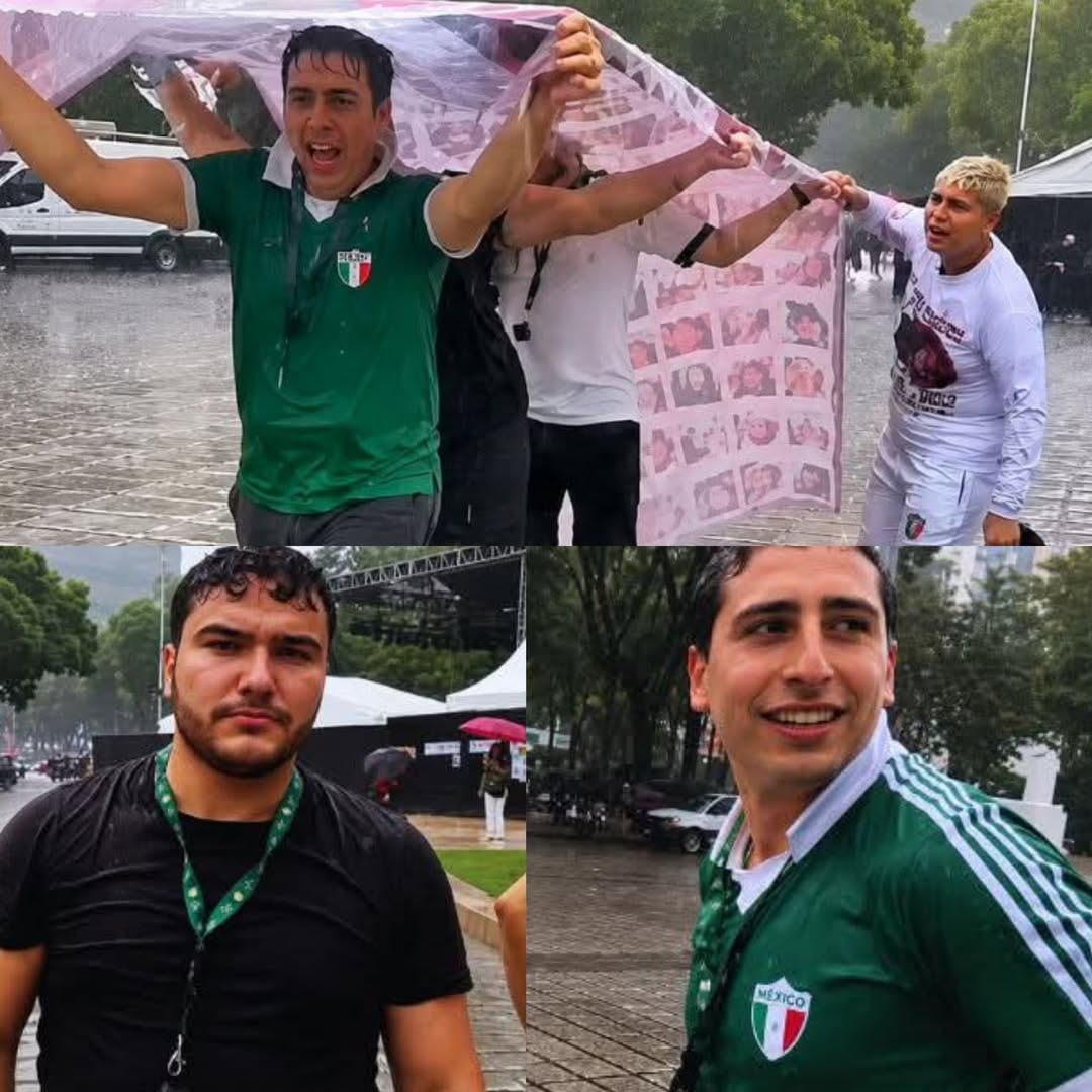 Identifican a quienes arrebataron la lona de una madre buscadora para cubrirse de la lluvia