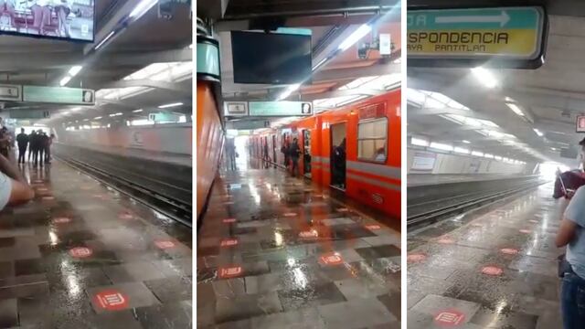 Inundaciones en Línea 4 del Metro