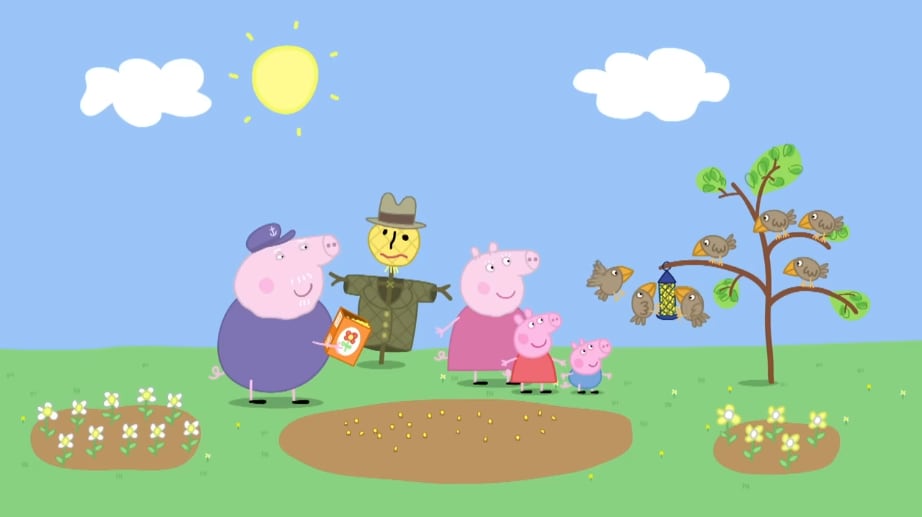 Peppa Pig por el Día Mundial del Avistamiento de Aves
