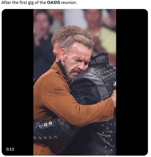 Los memes de Oasis se enfocan en la edad