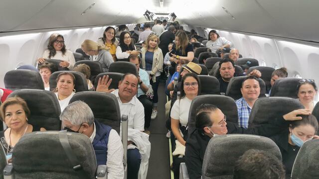 Mexicanos regresan a México tras ser rescatados de Israel