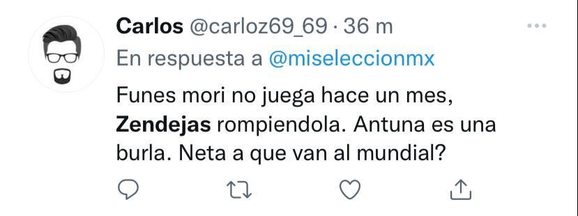 Los fans explotaron por el llamado de Funes Mori y no el de Lara y Zendejas.