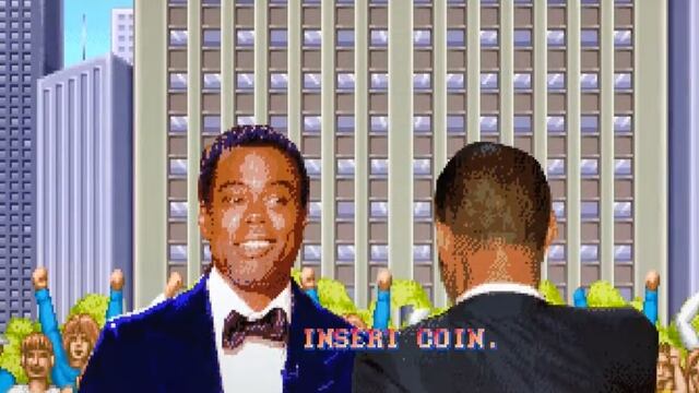 Recrean cachetada de Will Smith al estilo retro