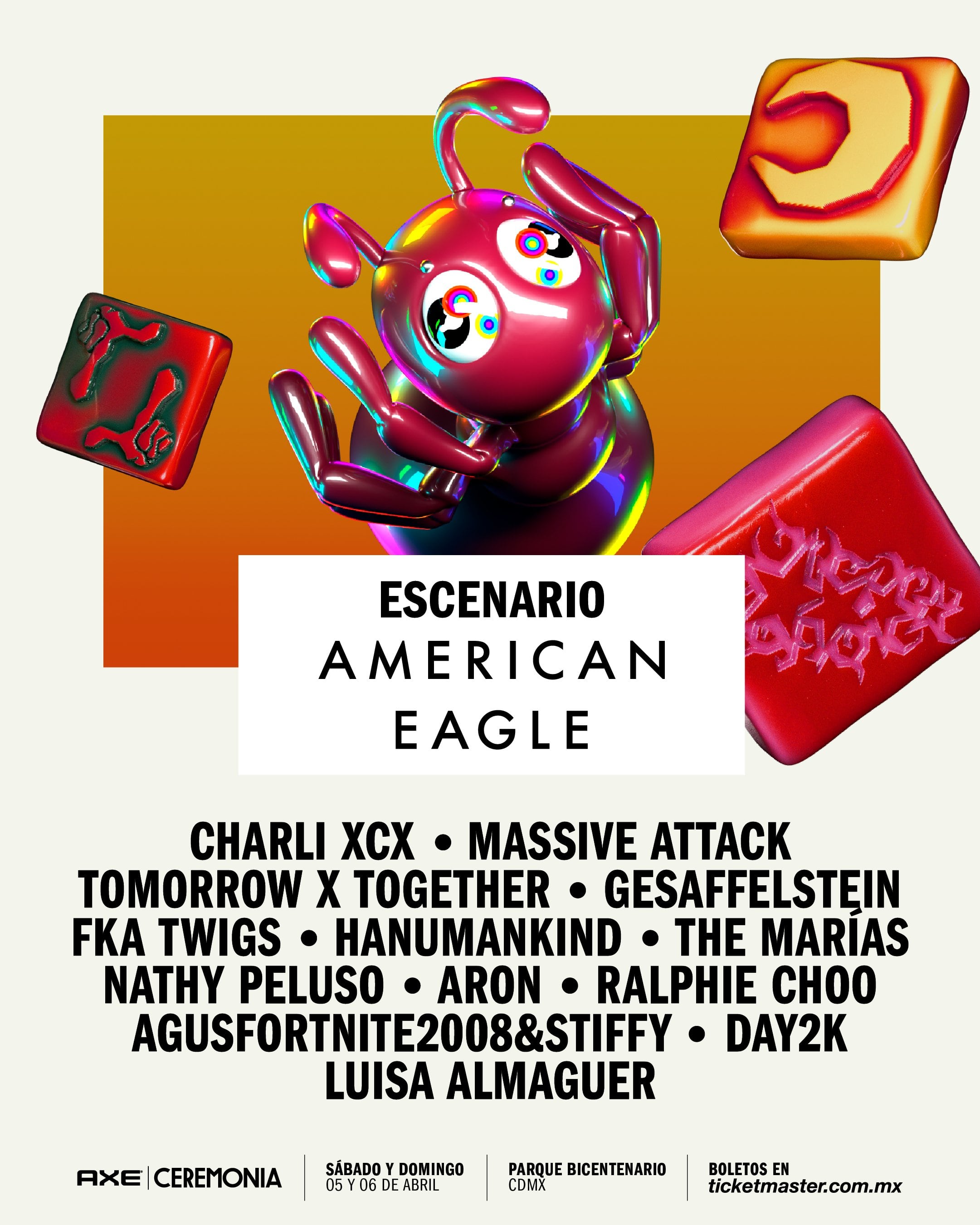 Axe Ceremonia 2025 revela escenarios para el 5 y 6 de abril