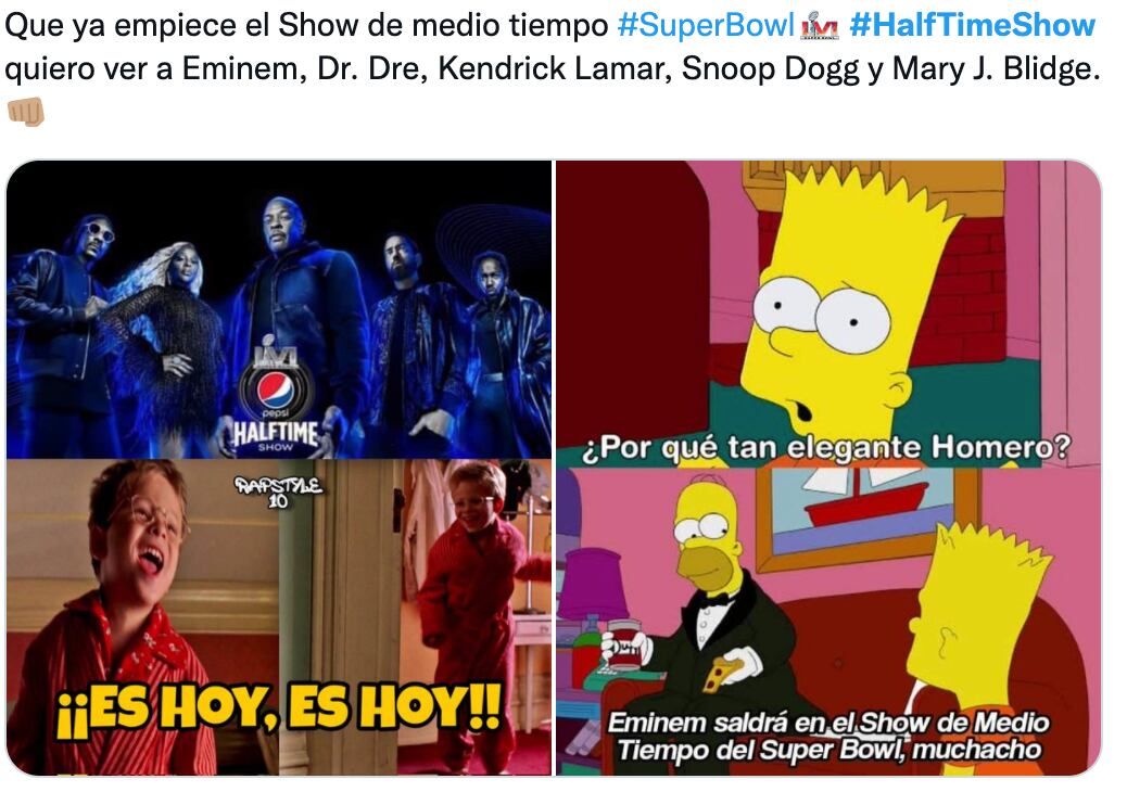Memes del Super Bowl 2022 sobre el Halftime show