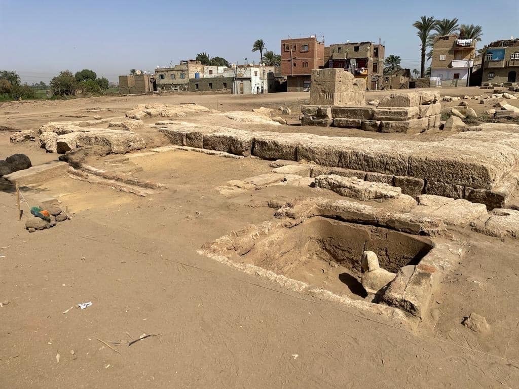 Esfinge descubierta en Egipto