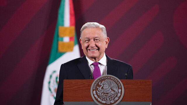 AMLO en su conferencia mañanera