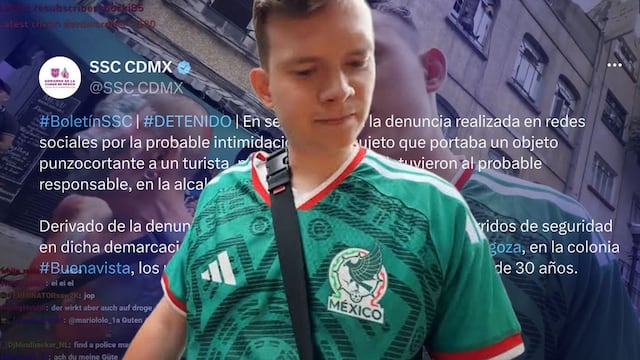 Streamer alemán es amenazado en Tepito: detienen al agresor