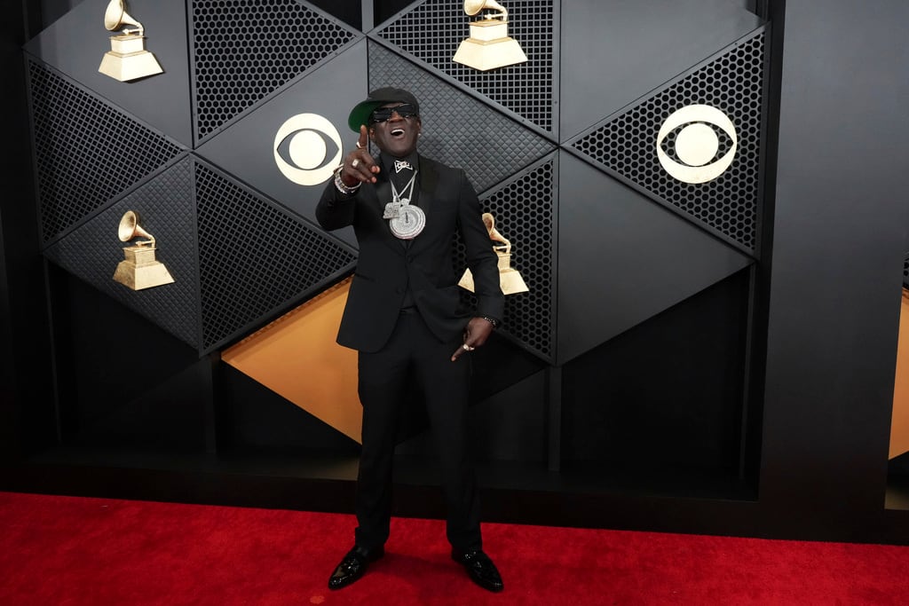 Flavor Flav en los Premios Grammy 2024.