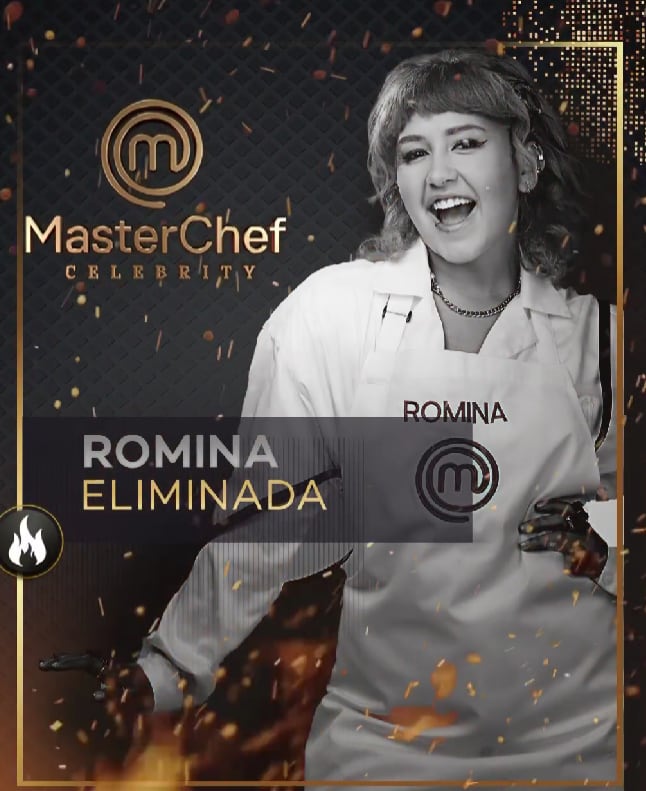 Romina Marcos fue la última eliminada de MasterChef Celebrity 2023