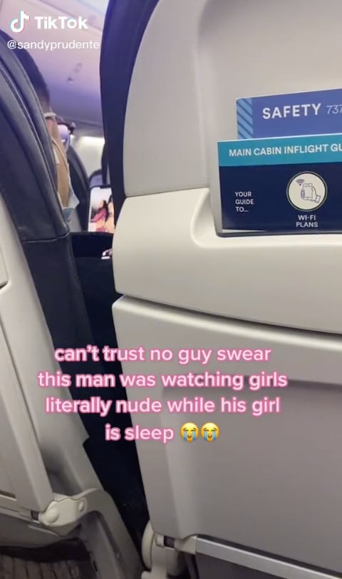 TikToker capta a hombre viendo porno mientras su novia dormía