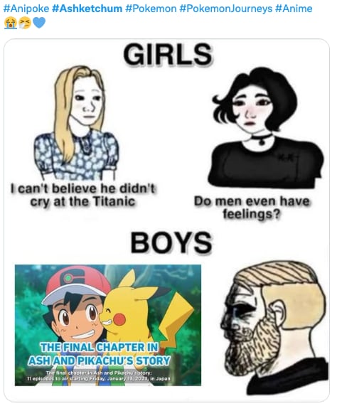Memes se despiden de Ash Ketchum y Pikachu