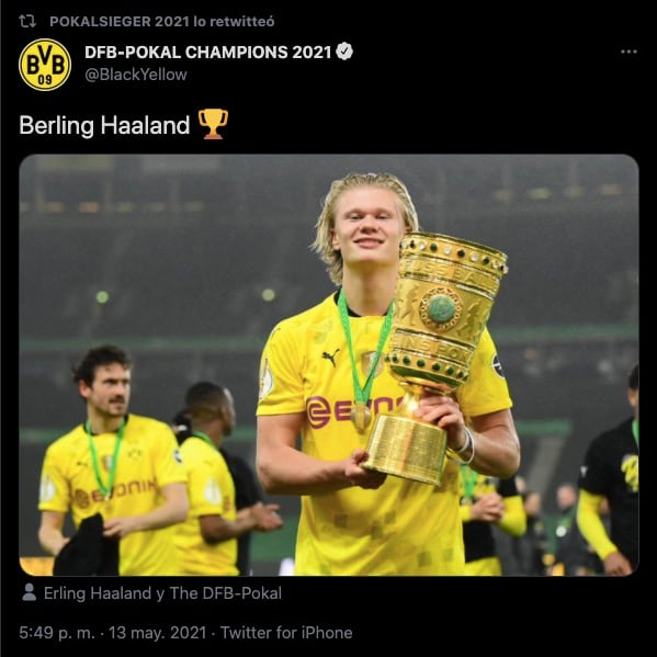 Borussia Dortmund, campeón de la Copa de Alemania 2021