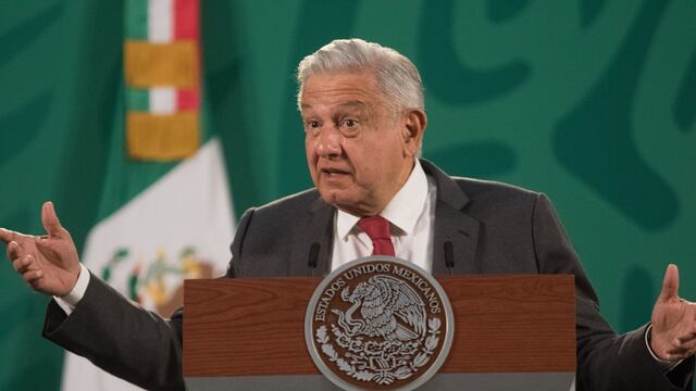 AMLO en su conferencia mañanera