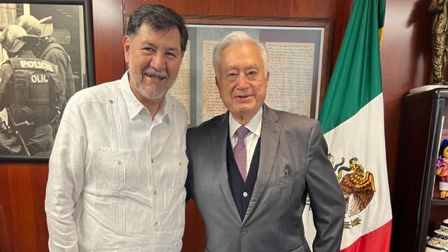 Manuel Bartlett visitó a Gerardo Fernández Noroña en la Cámara de Senadores; esto dijo el senador