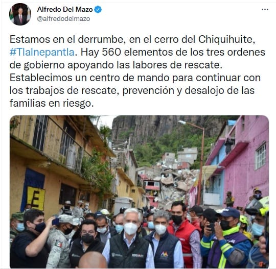 Tuit Alfredo del Mazo