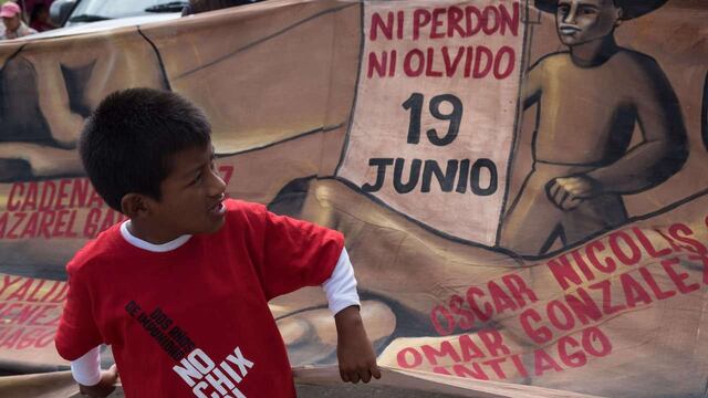 Protesta por justicia en Caso Nochixtlán