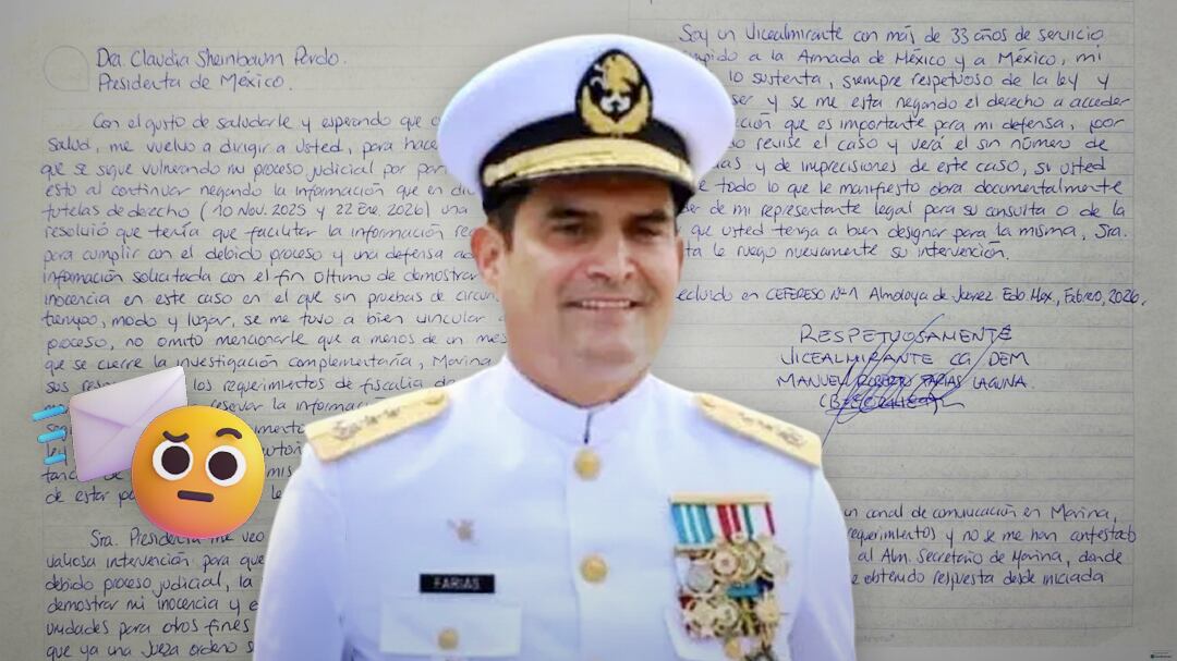 Farías Laguna insiste y envía nueva carta a Sheinbaum para pedir su intervención