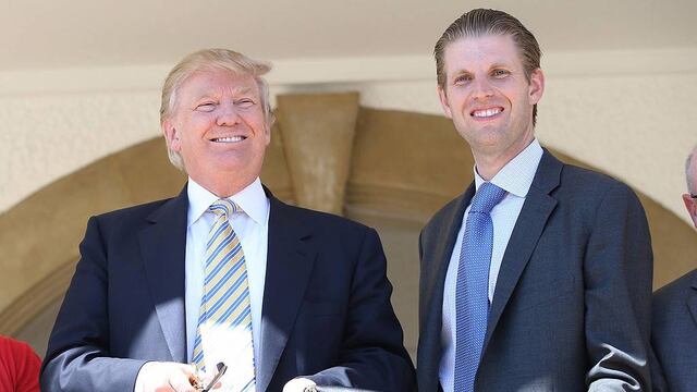 Donald y Eric Trump