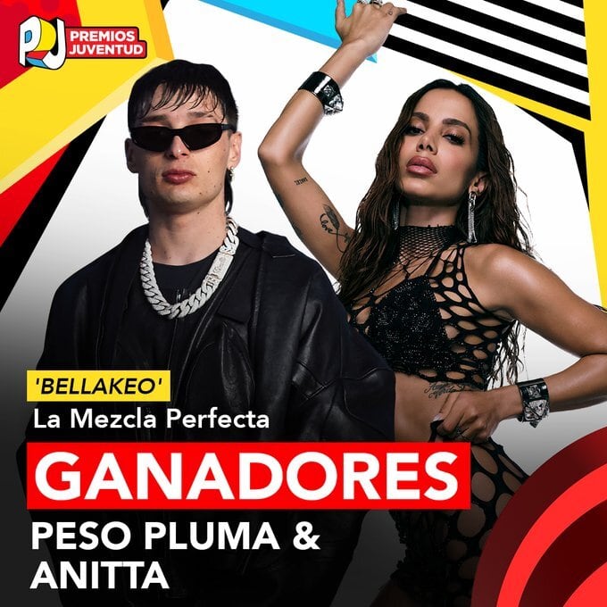 Ganadores a La Mezcla Perfecta en los Premios Juventud 2024