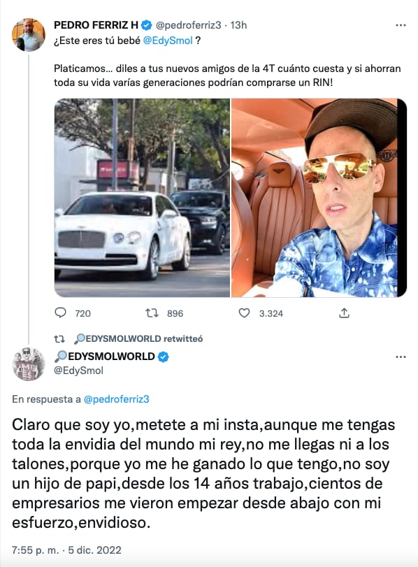 Aseguran que Edy Smol carga con un bolso usado de Hermès Birkin de 12 millones de pesos