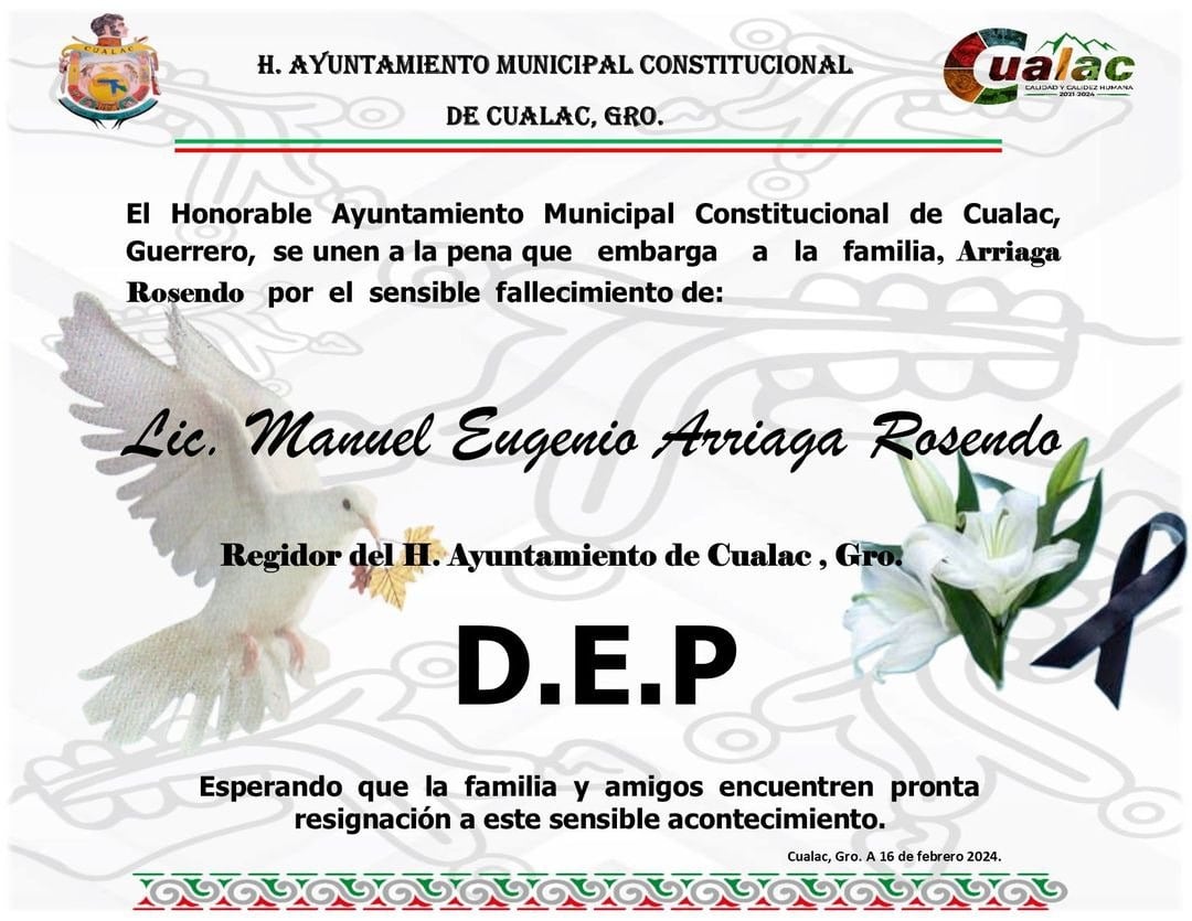 ¿Quién era Manuel Arriaga, aspirante a la alcaldía de Cualac, Guerrero que fue encontrado muerto en su casa?