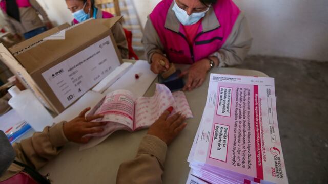 Boletas para la revocación de mandato