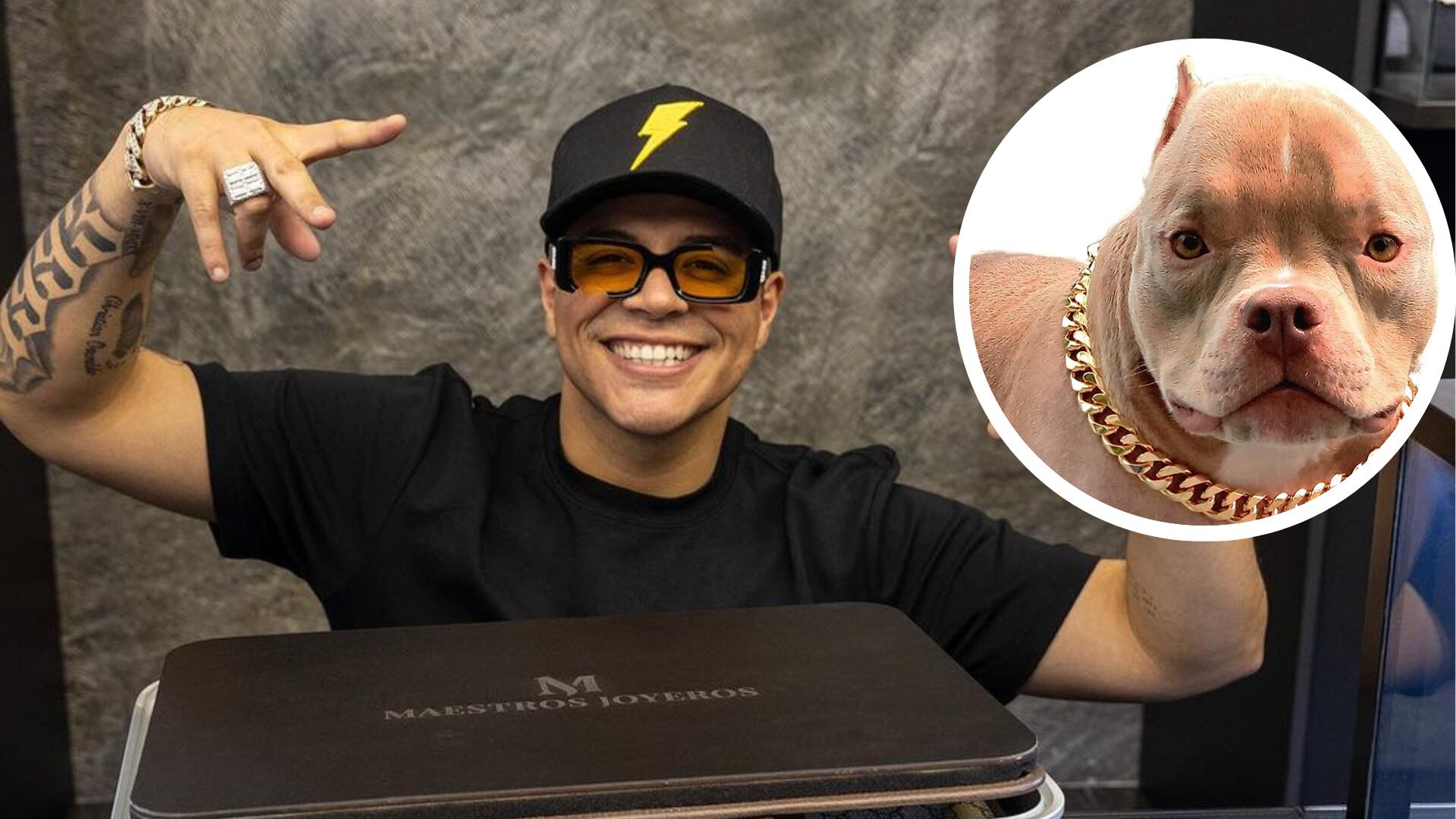 Eduin Caz reaparece con una cadena más pesada y costosa luego de que le robaran la previa