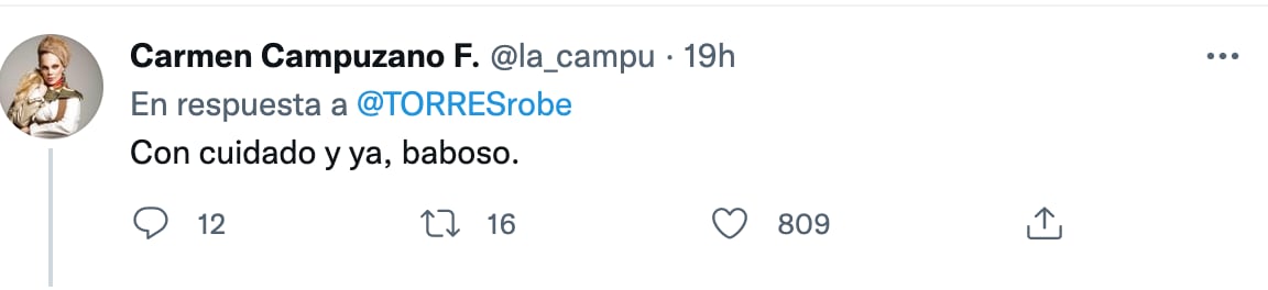 Carmen Campuzano responde a comentarios ofensivos