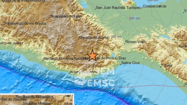 Un sismo con epicentro en Oaxaca se registró hoy
