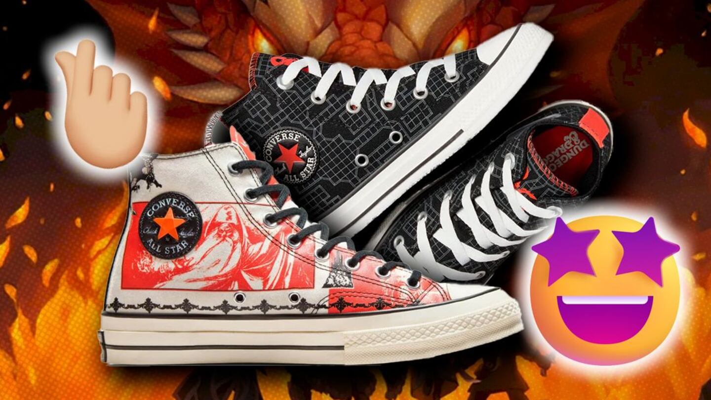 La coleccion Calabozos y Dragones de Converse ya tiene precio y para nada es barato