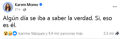 Karem Momo Ruiz confirma que Alemán es violento.