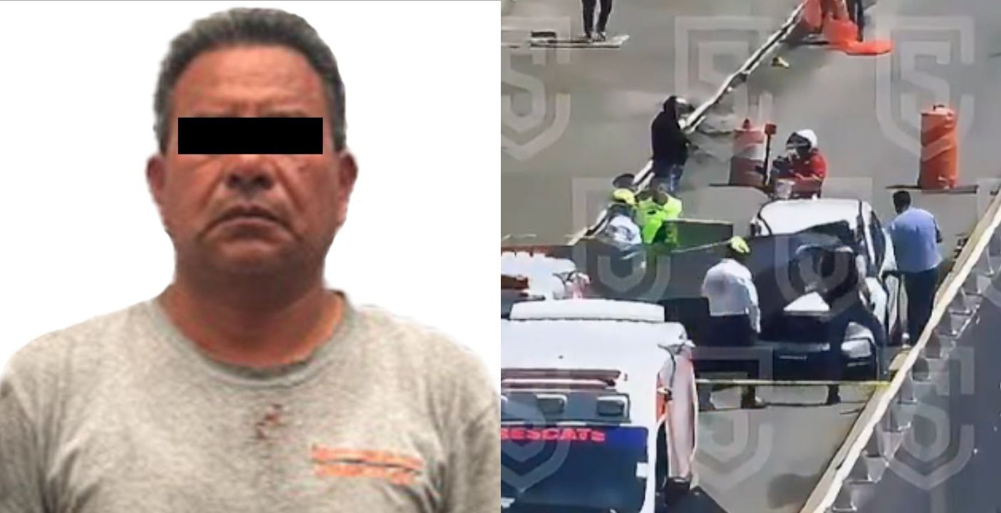 Carlos “N”, operador de revolvedora detenido por accidente en Boulevard Interlomas