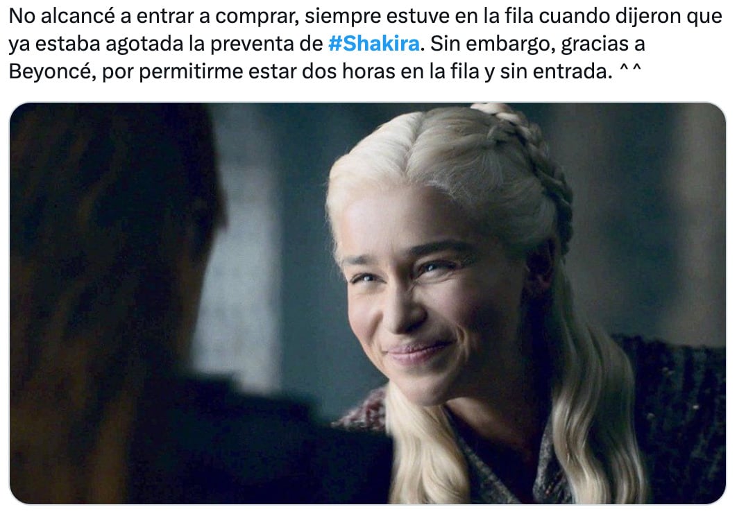 Memes de la preventa de Shakira en México