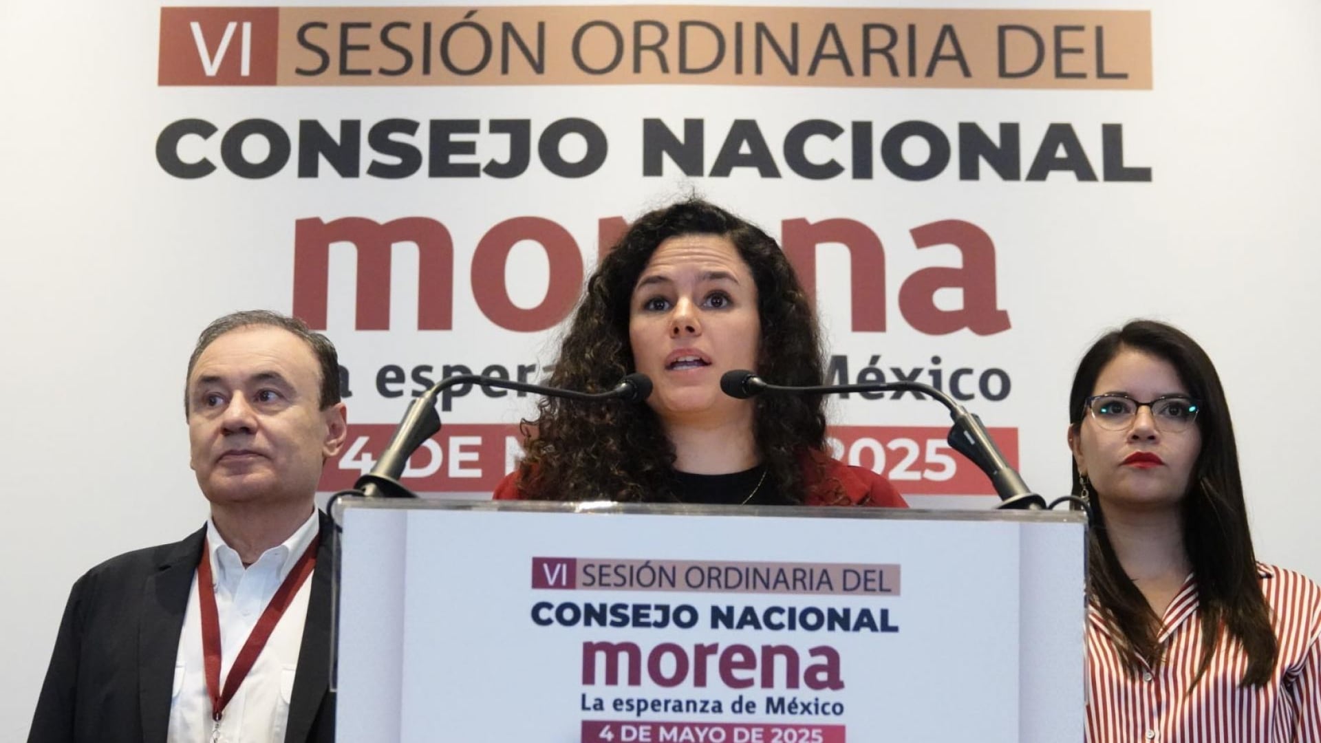 Luisa Alcalde aclara que nuevos lineamientos de Morena no tienen dedicatoria para Andrea Chávez; esto dicen