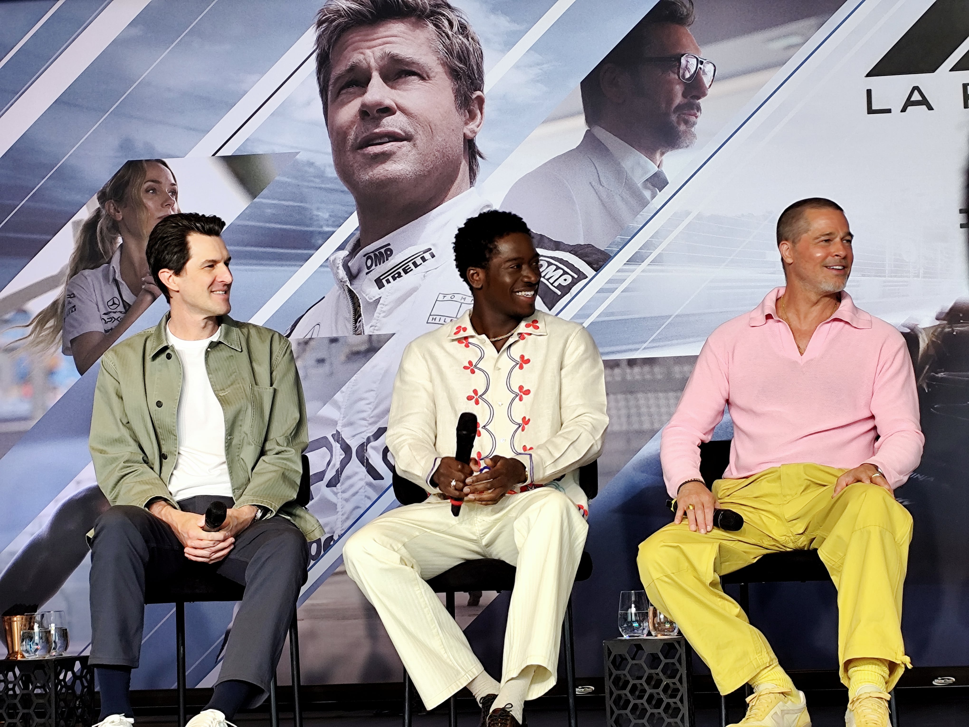 Brad Pitt en la presentación de F1: La película en CDMX