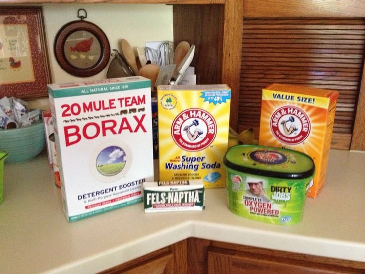 Bórax producto de limpieza