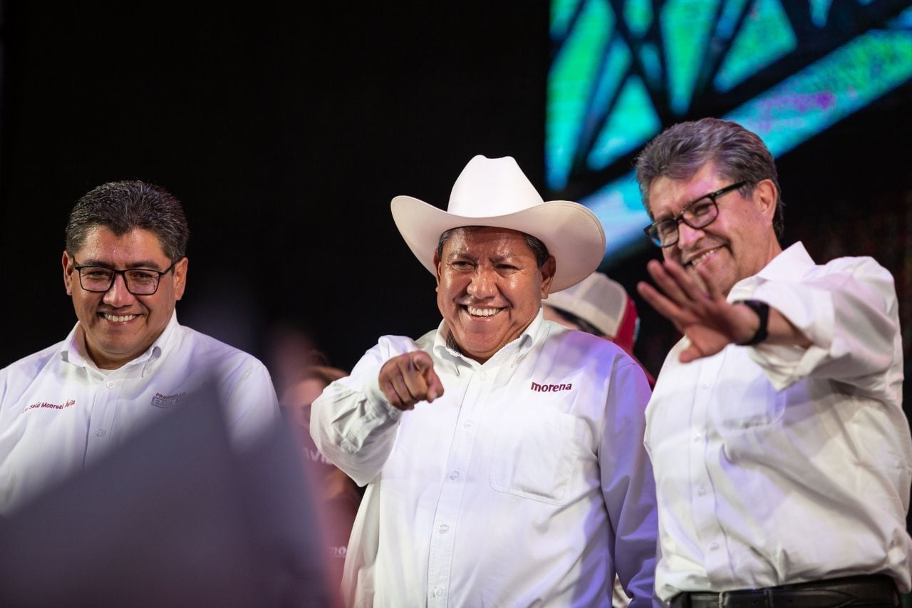 Saúl, David y Ricardo Monreal.