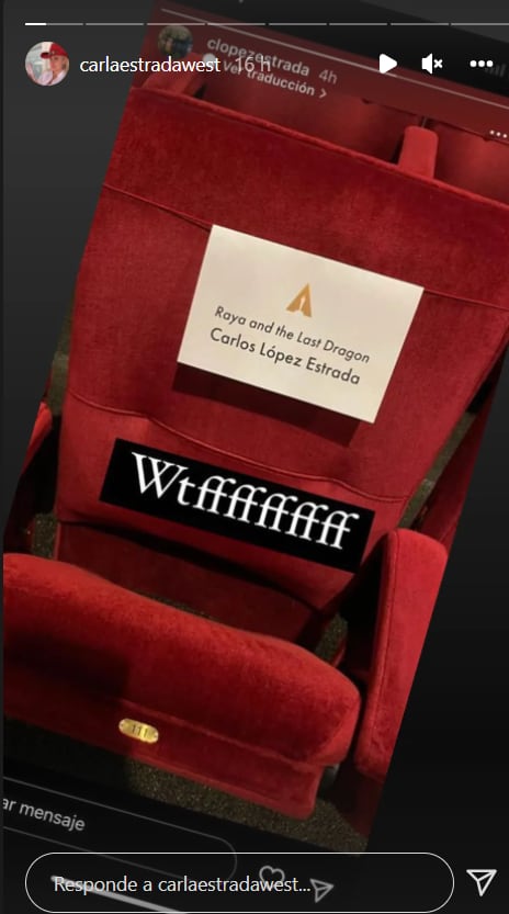 Asiento de Carlos López Estrada en los Oscar 2022